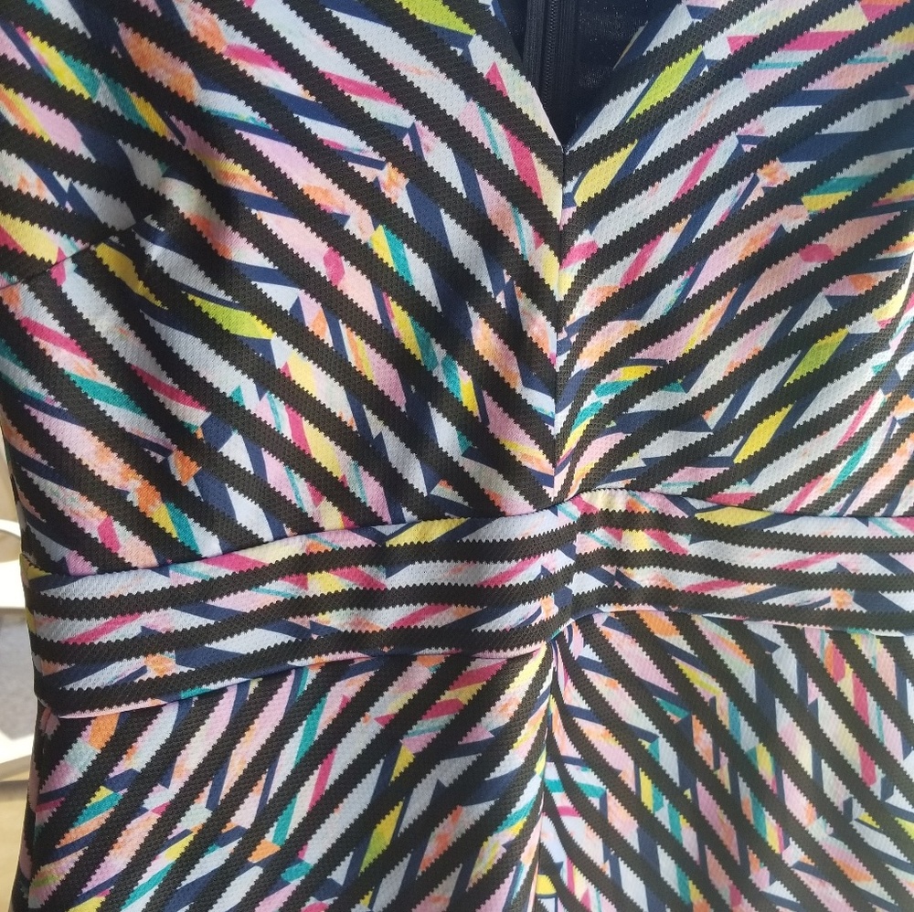 Colorful Bodycon Mini Dress - Picture 2 of 4